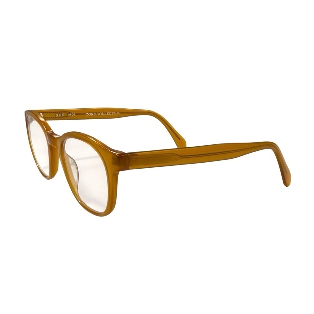 See core collection 0594 round prescription glasses frames made in France
